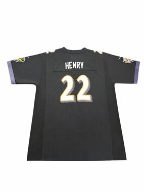 NWT Nike Derrick Henry Baltimore Ravens Game Jersey Youth XL 18/20 Black